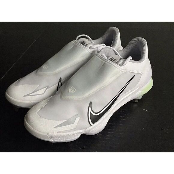 Nike Force Zoom Mike Trout Pro Metal Baseball Cleat White CZ5915-100 Men Sz 12 - Picture 1 of 12